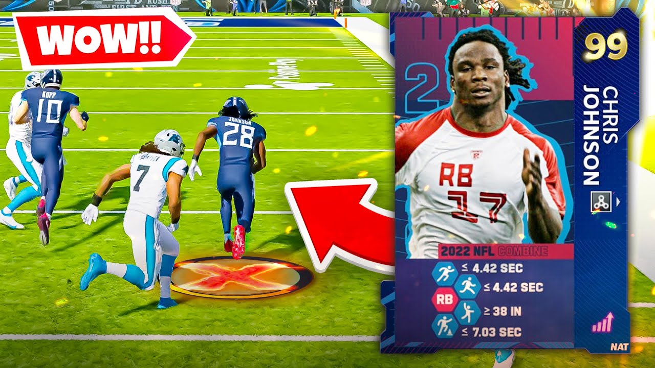 THE FASTEST PLAYER IN THE GAME! OMG Chris Johnson - Madden 22 Gameplay