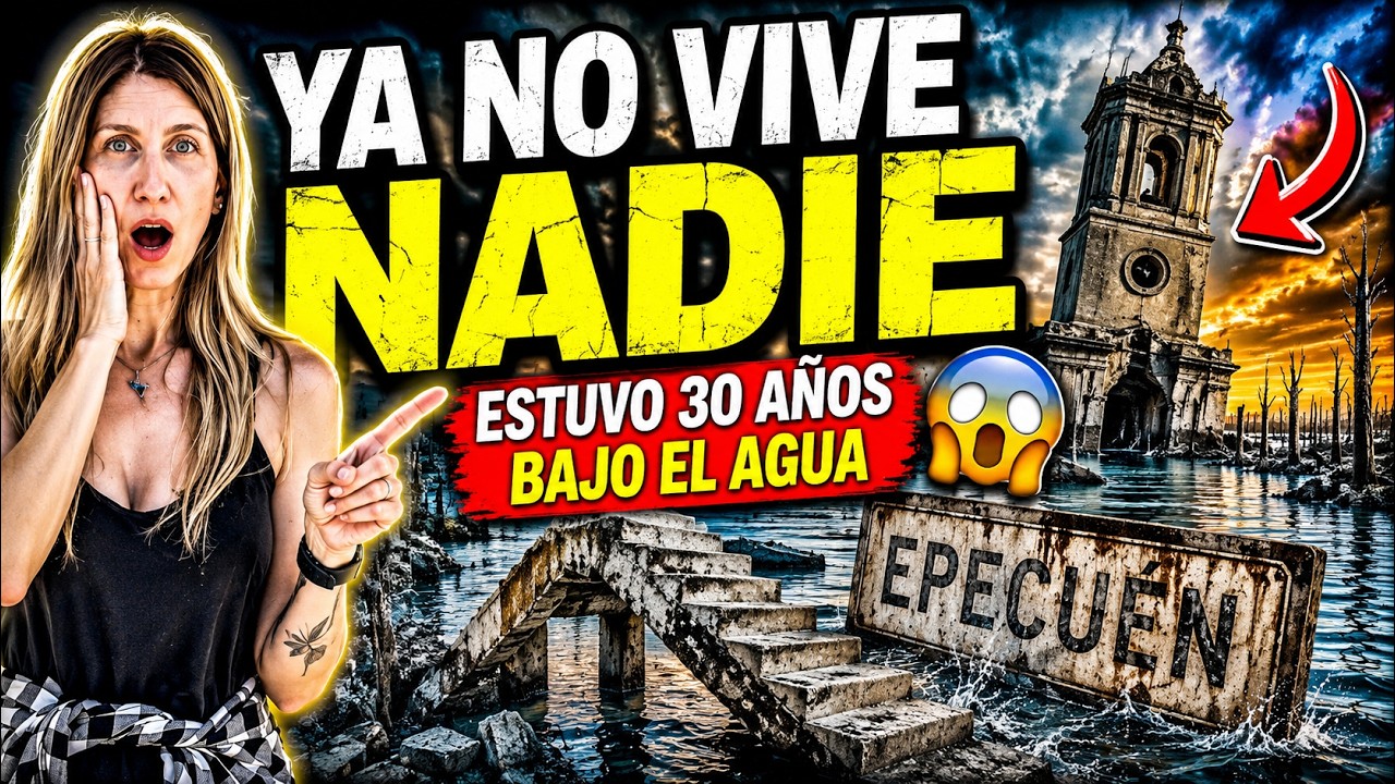 Entramos al pueblo fantasma de Epecuén 😱 | La historia del lugar que quedó bajo el agua