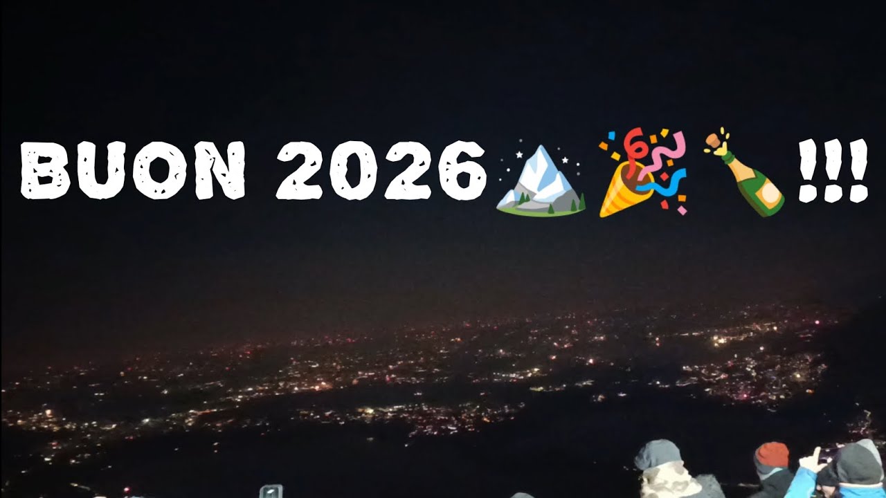 CAPODANNO IN CIMA A UNA MONTAGNA🏔️- BUON 2026🍾🎉 - Monte Barro ( LC )