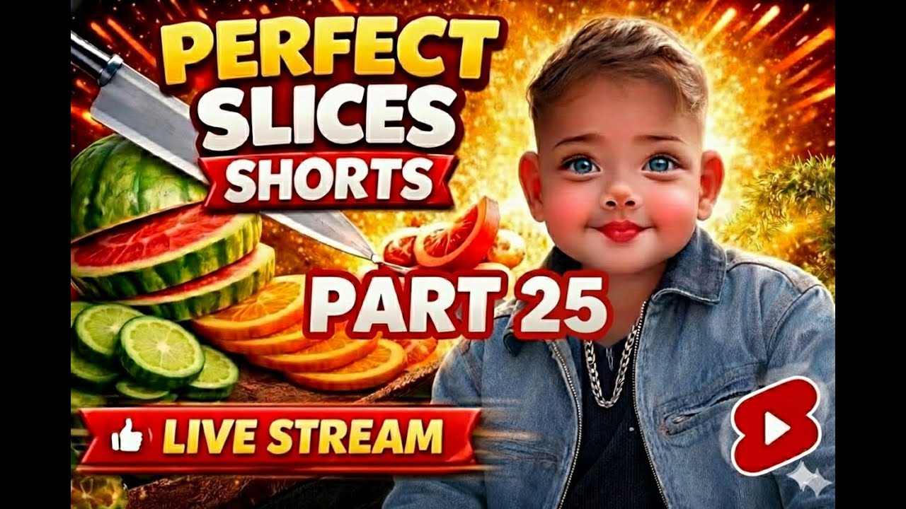 Satisfying Cutting Live 🔥 Perfect Slices Shorts #PerfectSlices #ASMRGame #ShortsLive