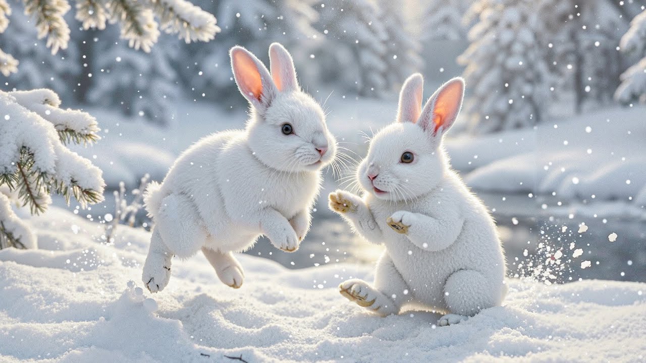 ❄️ Snowy Winter Nature with Relaxing Piano Music for Stress Relief and Calm Nights