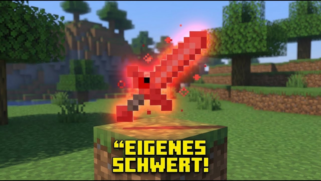 So machst du dein eigenes Minecraft Schwert 🔥