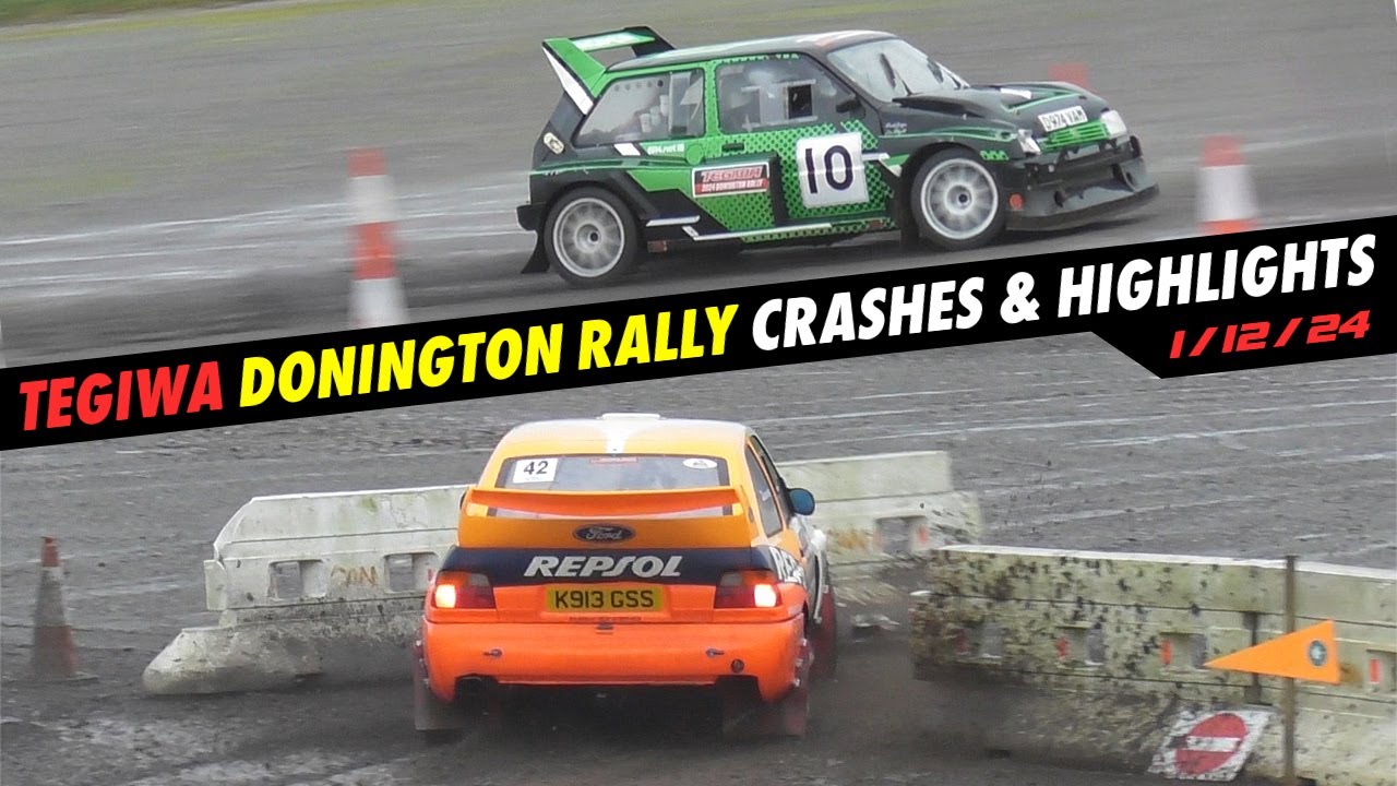 Tegiwa Donington Park Rally Crashes, Highlights & Pure Sound, 1/12/24