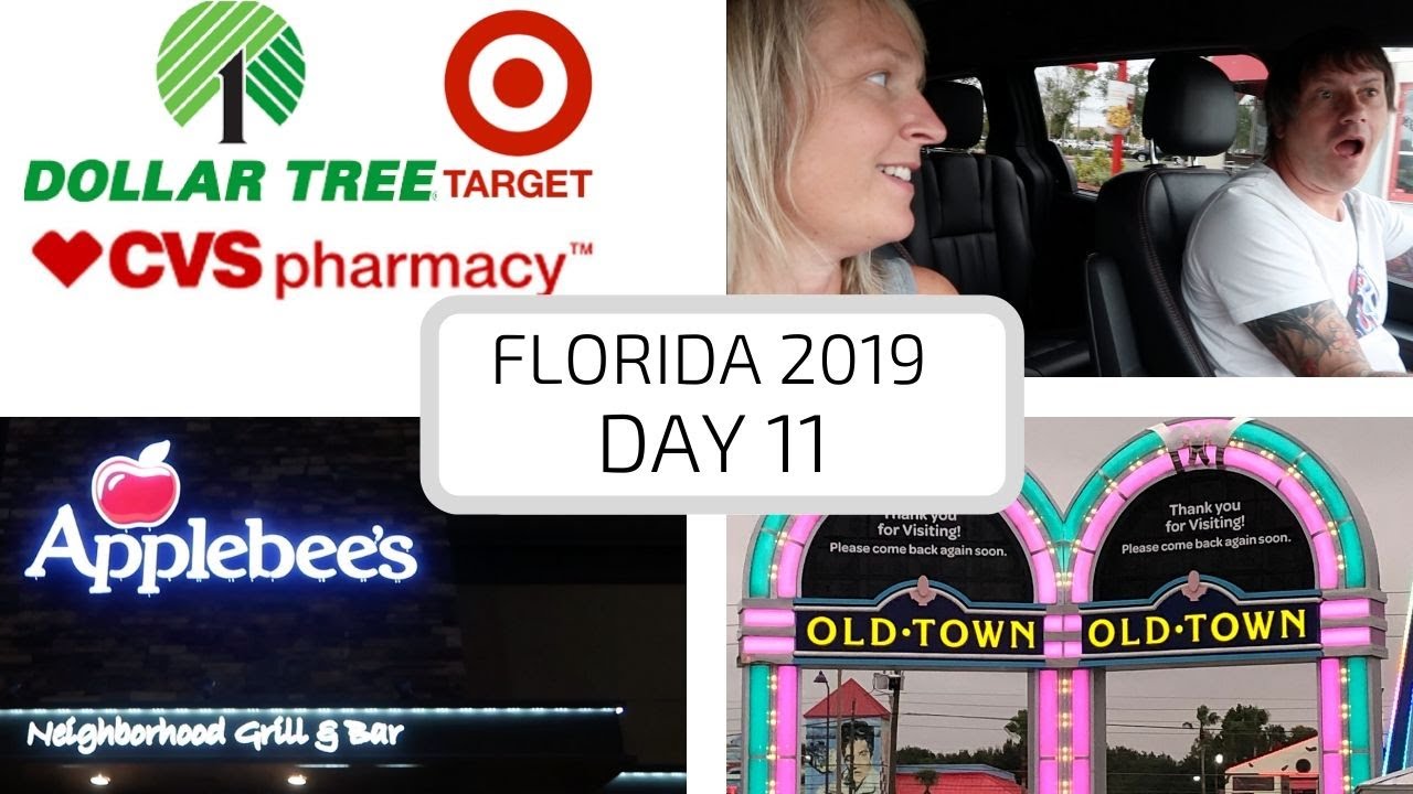 Florida 2019 - PANDA EXPRESS - TARGET - DOLLAR TREE - OLD TOWN - APPLEBEES