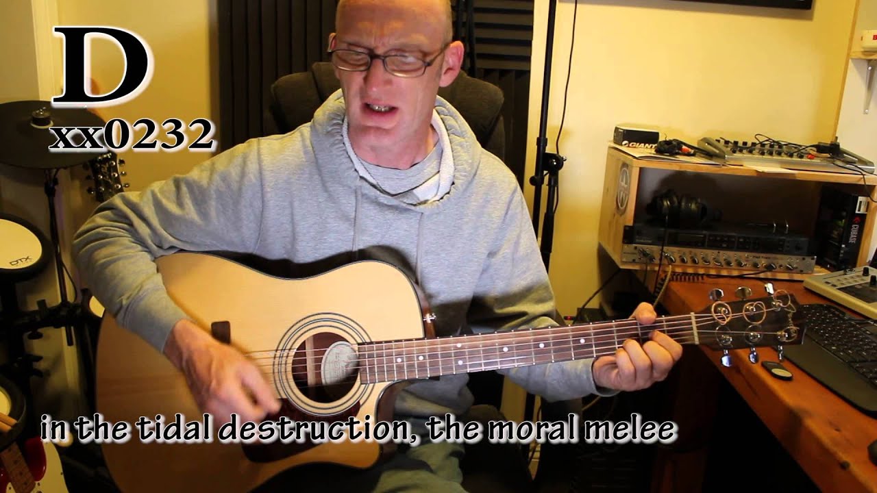 THICK AS A BRICK - Jethro Tull.   Great acoustic guitar tutorial with chords and lryics