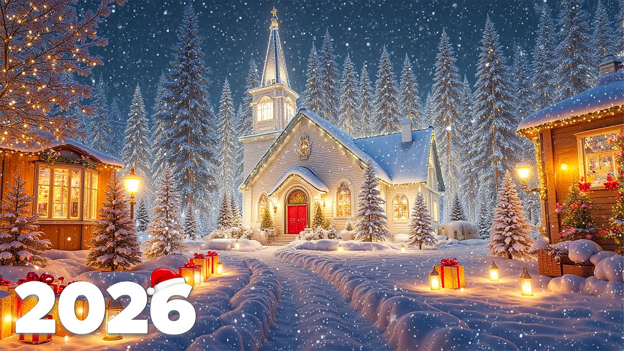 CHRISTMAS MUSIC 2026 🎶 Christmas Decorations all Over The Streets with Great Christmas Melodies🎁