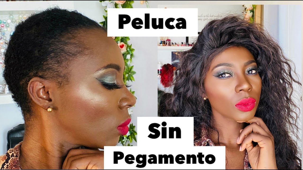CÓMO PONER UNA PELUCA SIN PEGAMENTO / PARA QUE LUZCA NATURAL 👍🏿HOW TO PUT ON A WIG