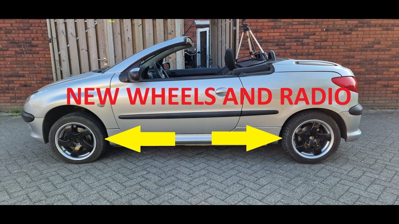 Peugeot 206 cc 1.6 16v episode 4 new wheels and radio