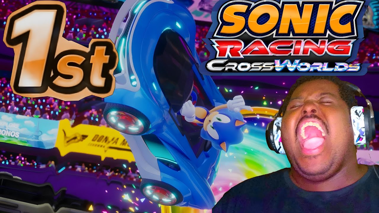 1ST RACE AND IM ALREADY THE GOAT!! | SONIC RACING CROSSWORLDS
