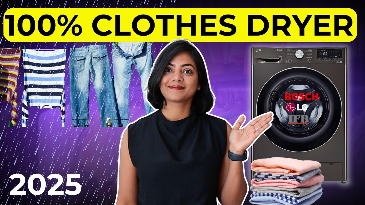 Best Washing Machine with 100% Drying 2025 | Washer Dryer vs Standalone Dryer