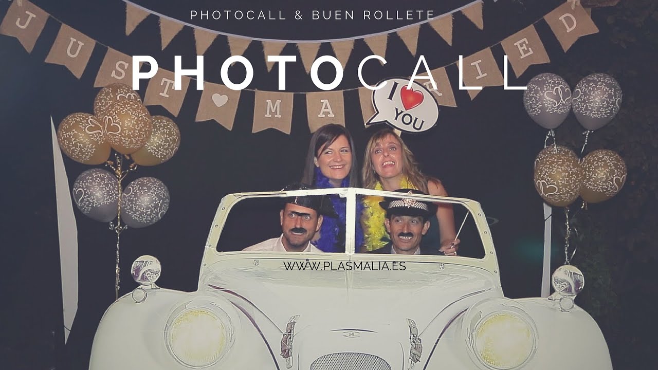 PHOTOCALL BODA ¡BRILLANTE!
