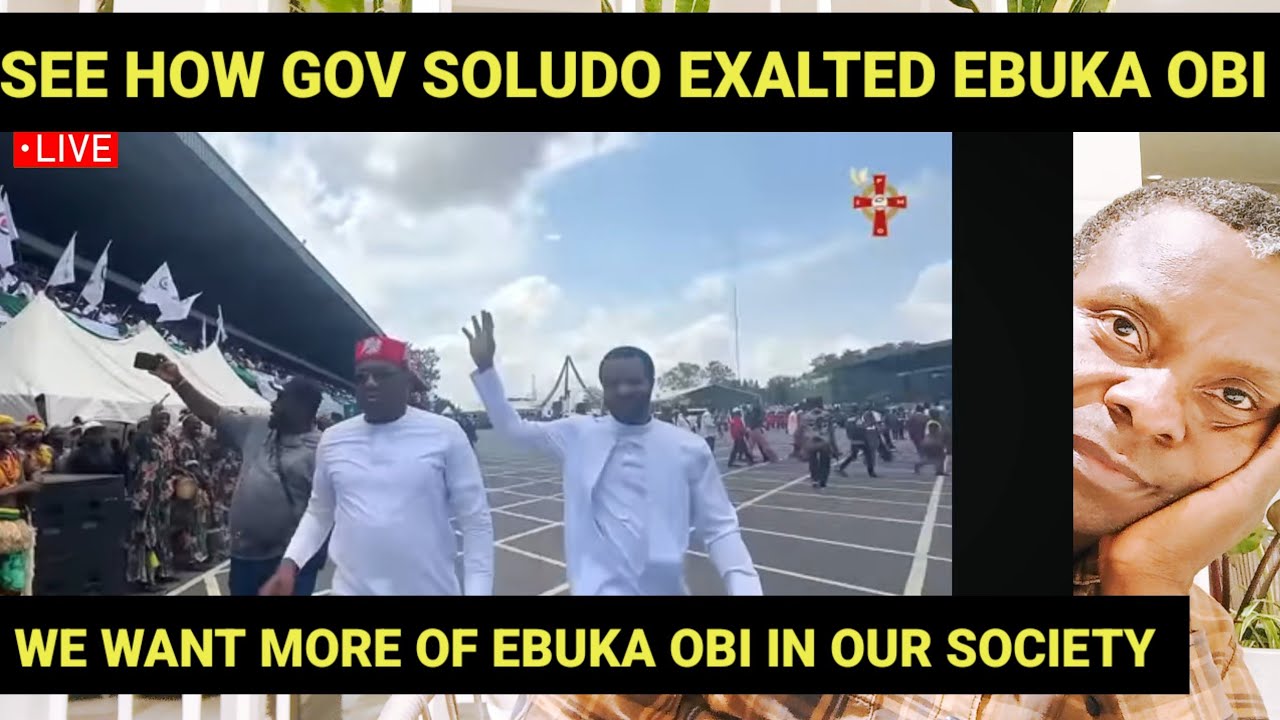March 18, live As Anambra State Gov Soludo honoured Ebuka Obi Amidst his 2nd term inauguration 