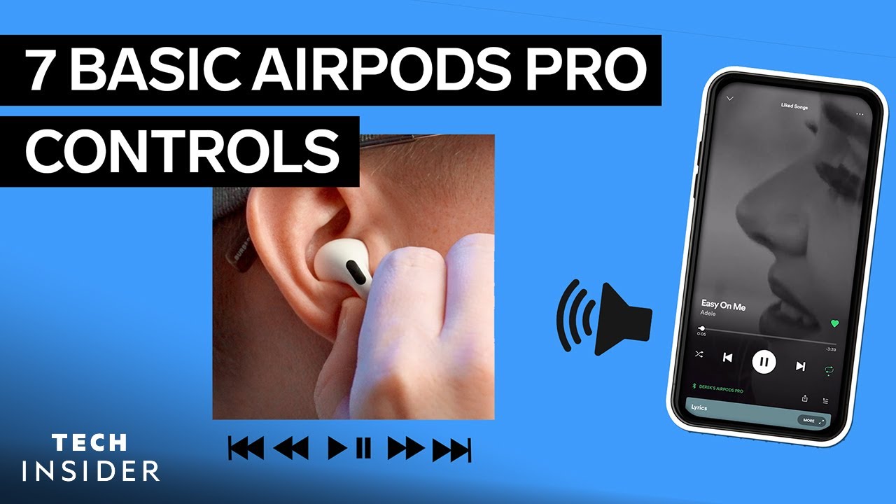 7 основных элементов управления AirPods Pro