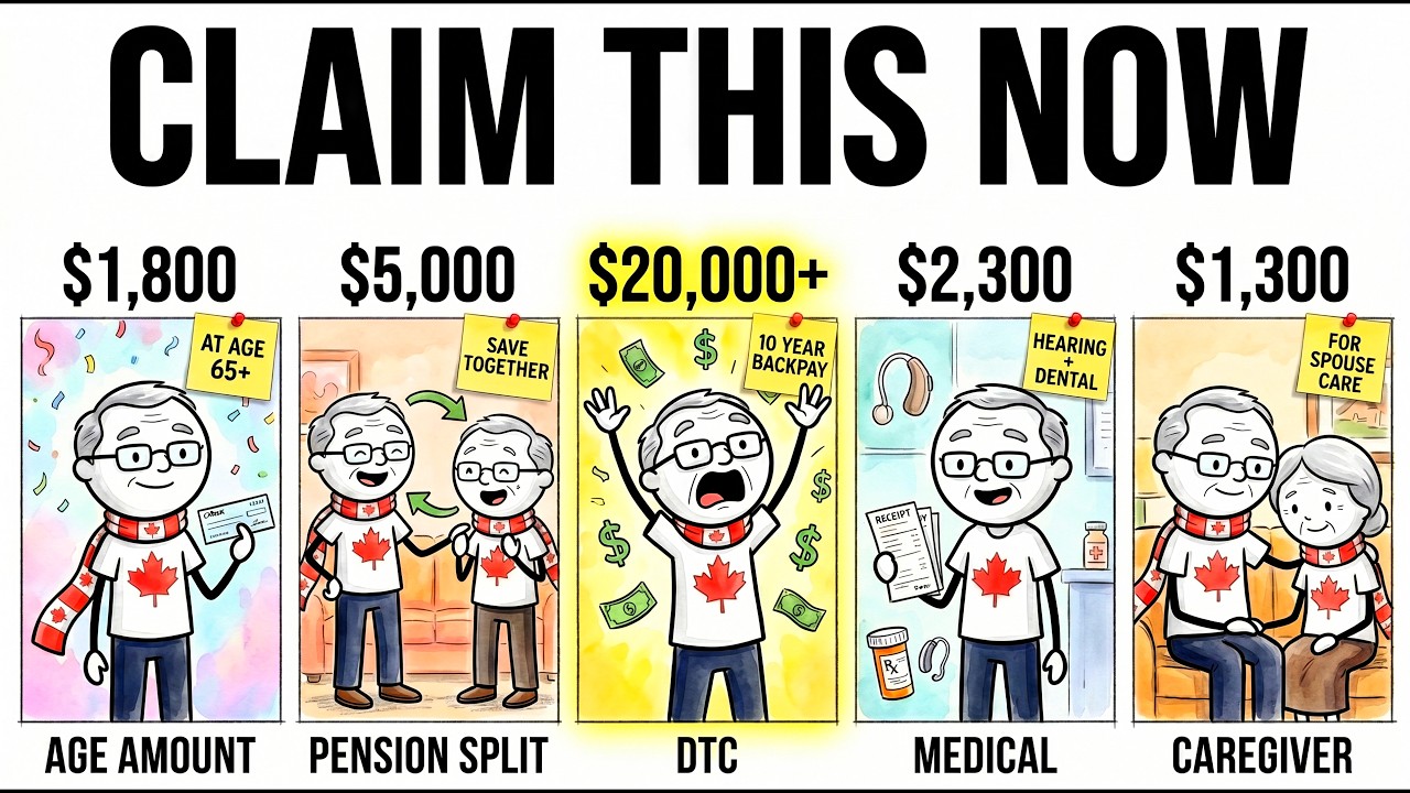 5 Tax Credits Most Canadian Retirees Never Claim (And They're Worth Thousands)