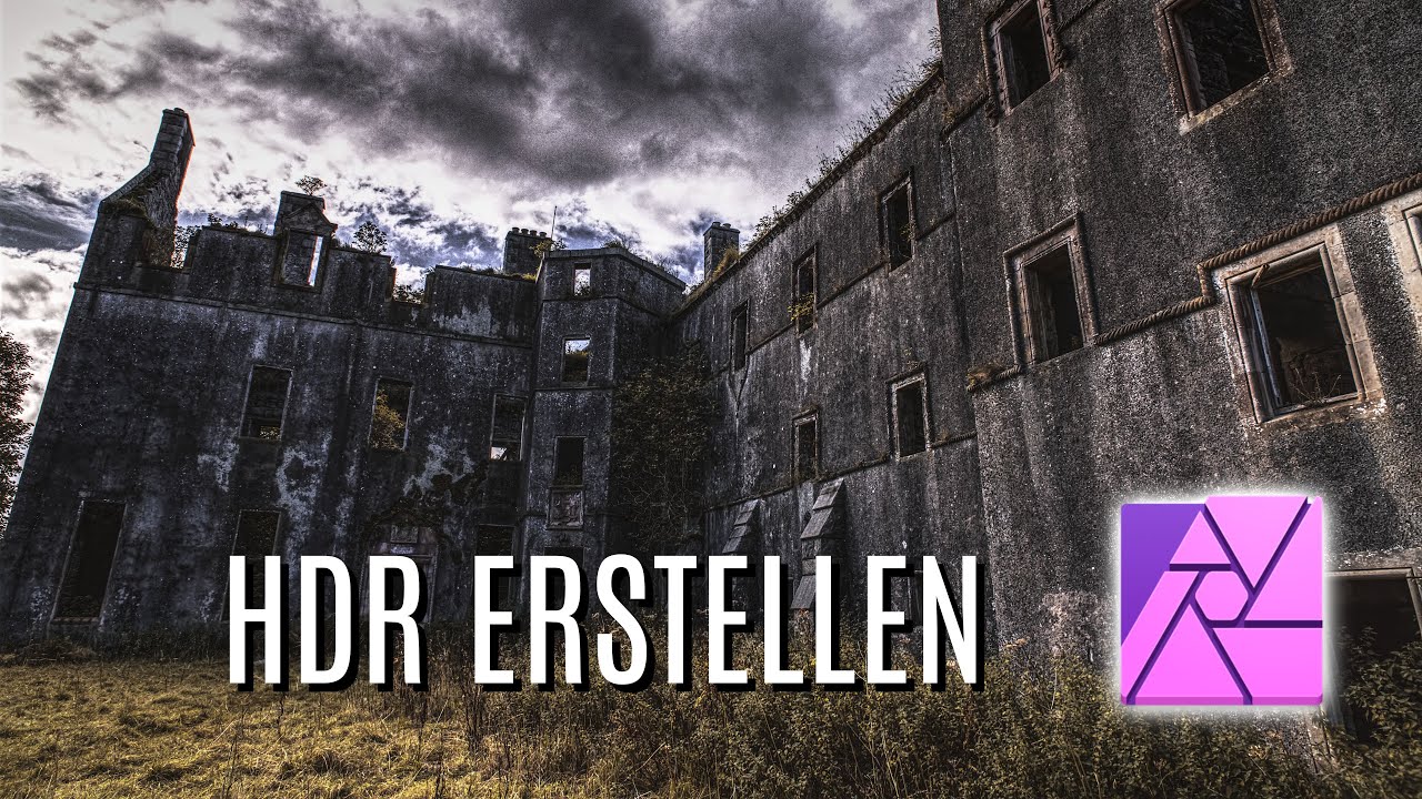 Tutorial: HDR in Affinity Photo bearbeiten - Schloss mit düstere Stimmung - Lost Place Schottland