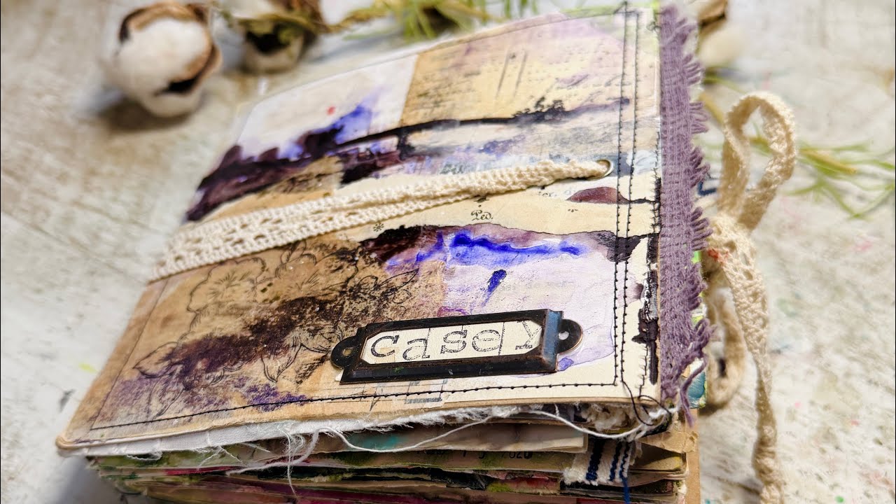 Flip Through of Gifted Art Journal from @creanouk 
