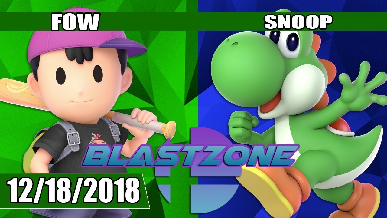 PSG Blastzone: FOW (Ness) vs Snoop (Yoshi) - Winners Finals