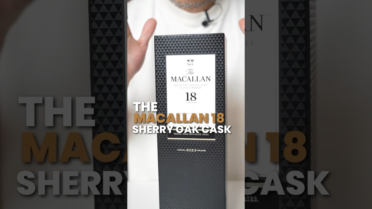 $500 MACALLAN 18 Year Sherry Oak Cask REVIEW #scotch #whisky #cocktails #bartender #bartending