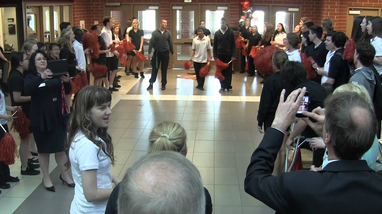 Unforgettable 'Longhorn Welcome' by the Corpus Christi Catholic Secondary School Community