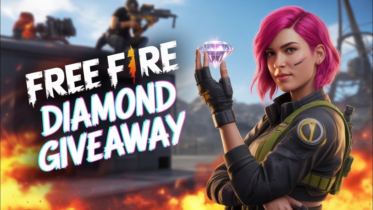 daimond giveaway in free fire #freefire