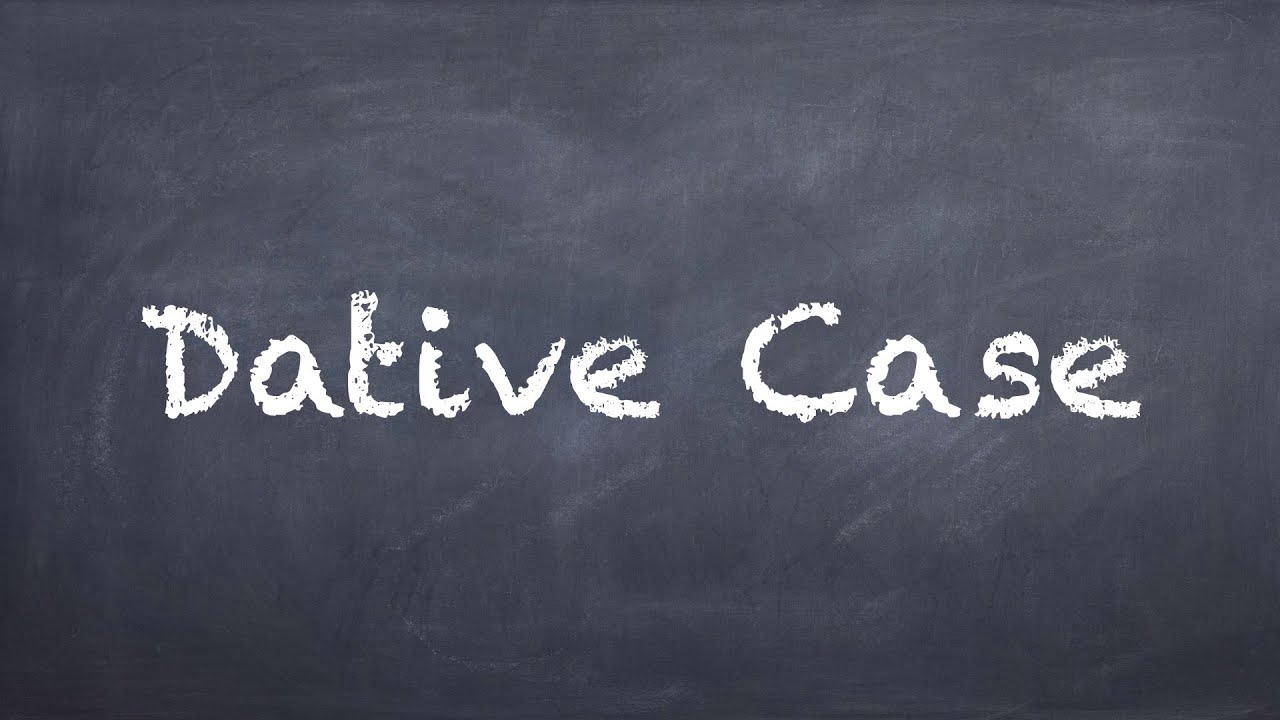 German Dative Case Explained - German 1 WS Explanation - Deutsch lernen