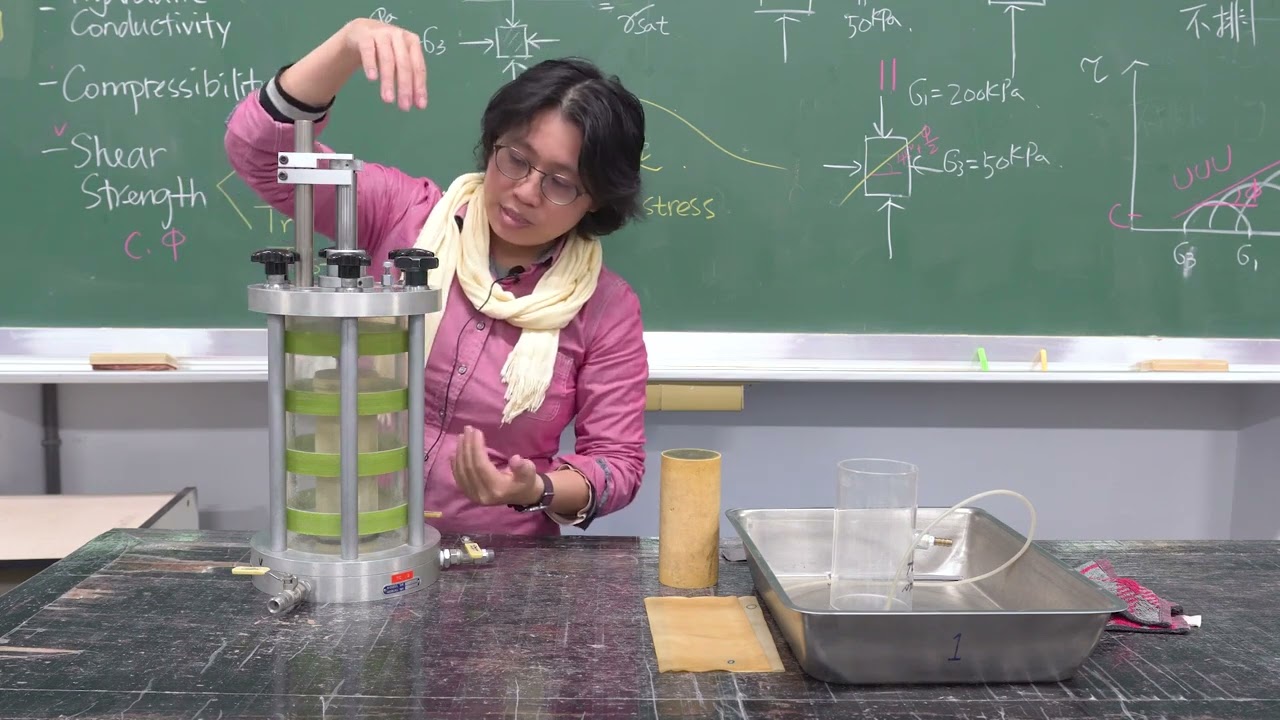 台大土木_土壤力學實驗Test 10_ 三軸試驗步驟