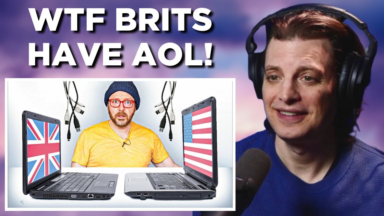 American Reacts to British vs American Internet!