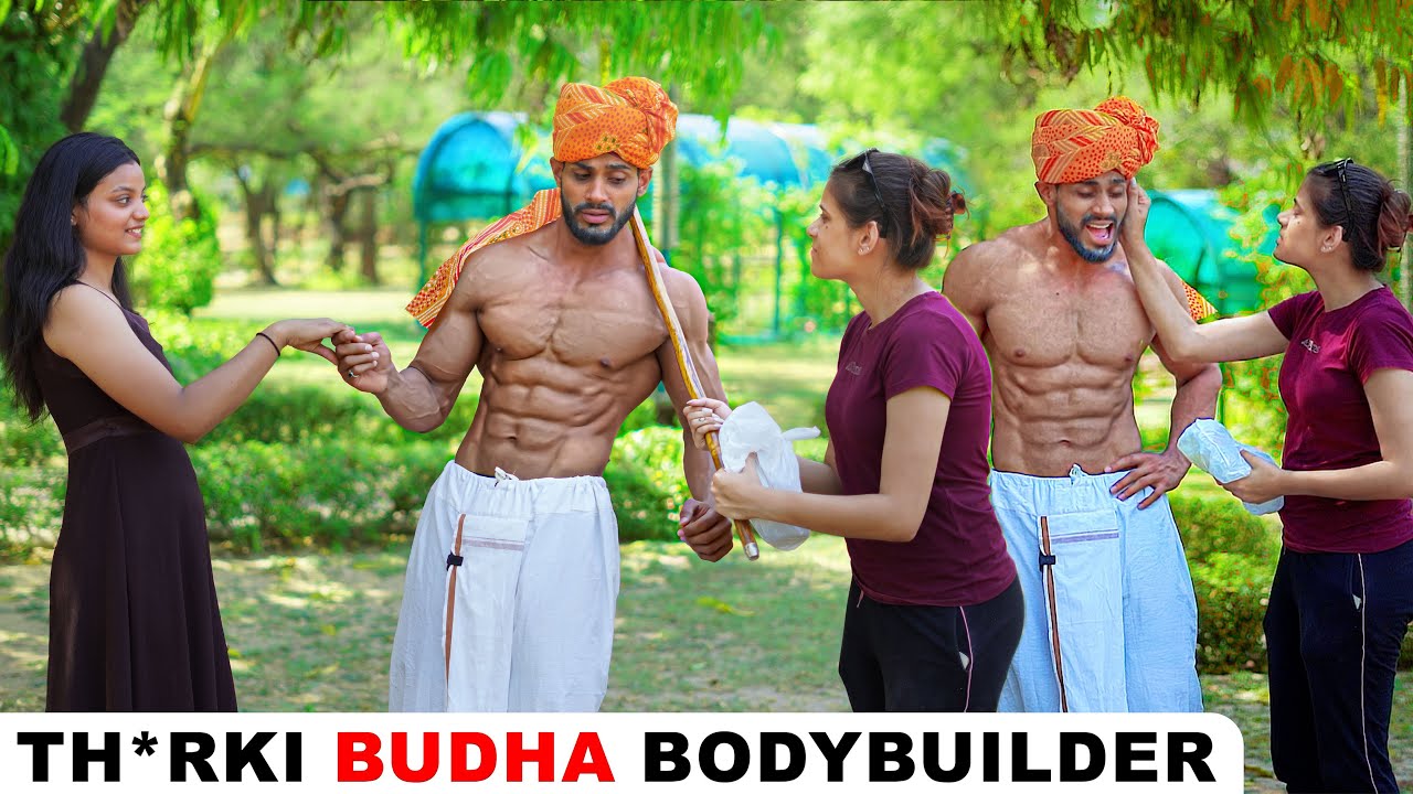 Th@rki Bodybuilder Buddhe ko Pkda Wife Ne 😂😂|| FitManjeet