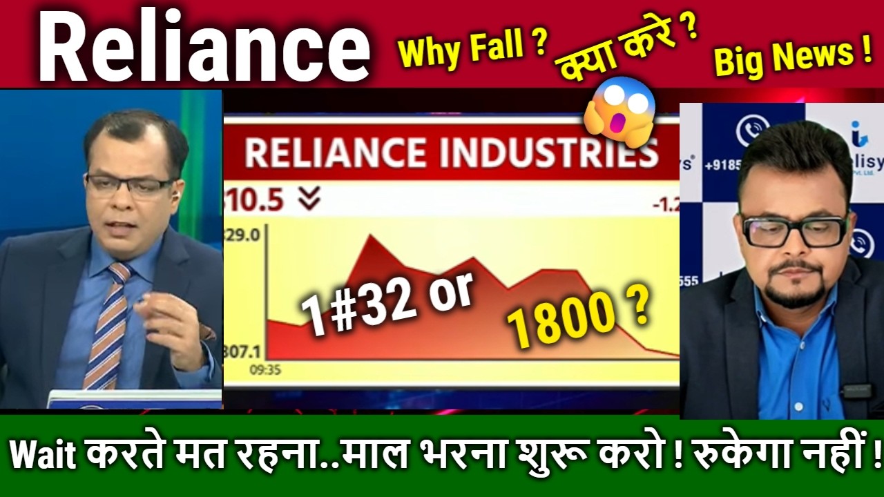 Reliance share News/Why fall,BUY or sell,Reliance industries Future analysis/RIL target 2027/jio ipo