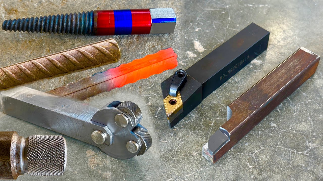 Various lathe tool making skills and techniques | Methods of making lathe tools ideas craftsman
