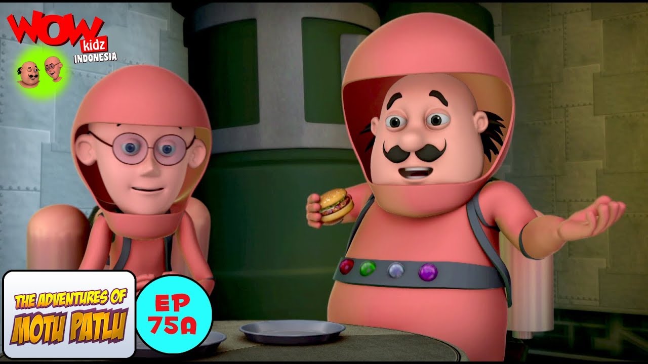 Motu Patlu Di Pesawat Luar Angkasa - Motu Patlu dalam Bahasa - Animasi 3D Kartun