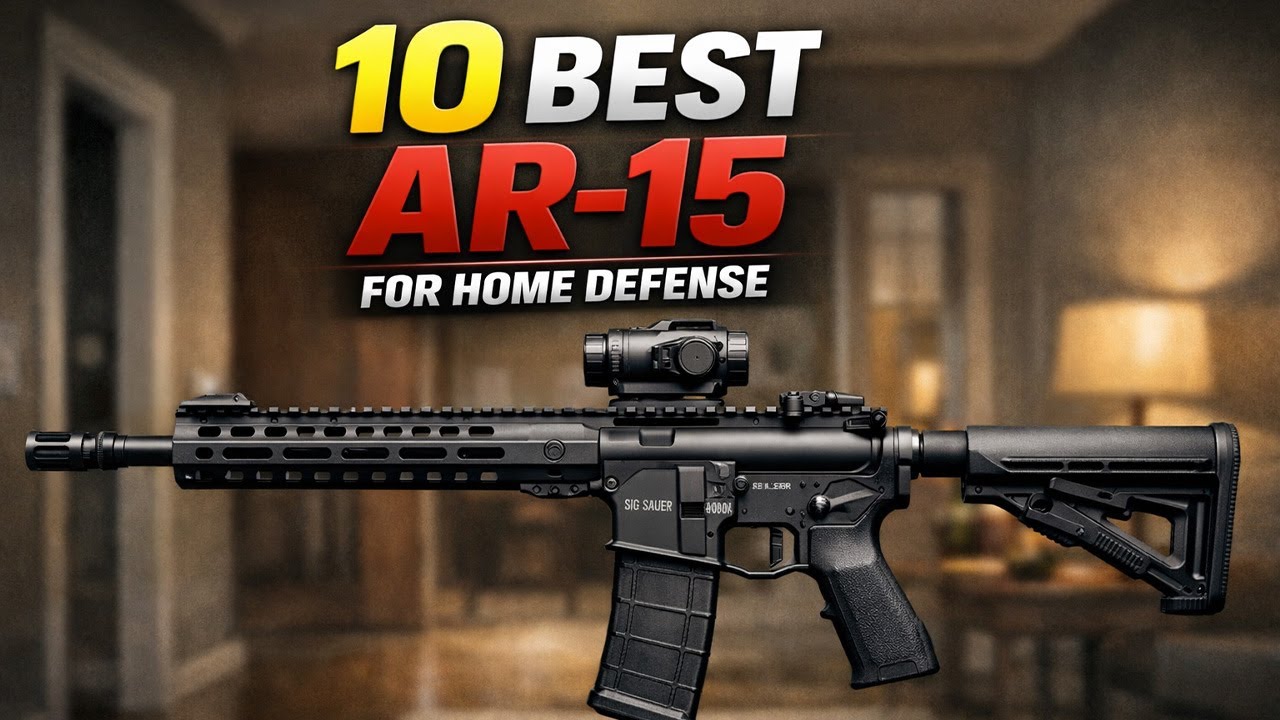Топ-10 лучших винтовок AR-15 для самообороны дома в 2025 году.