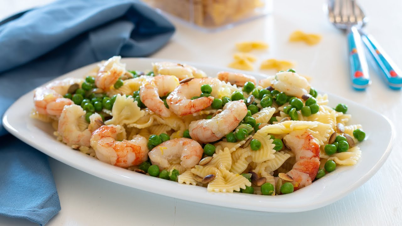 PERFETTA PER FERRAGOSTO ....PASTA FREDDA CON GAMBERI