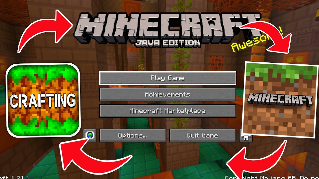 How To CONVERT Crafting and Building INTO MINECRAFT JAVA