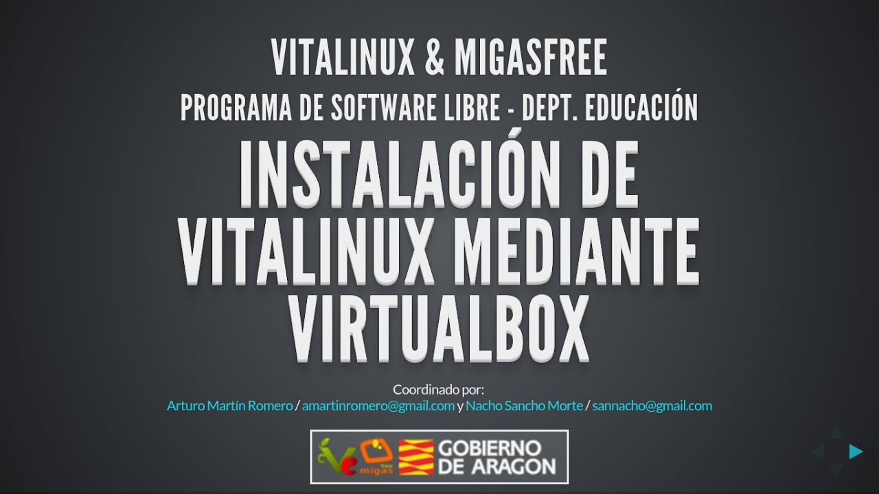 Instalación de Vitalinux mediante VirtualBox