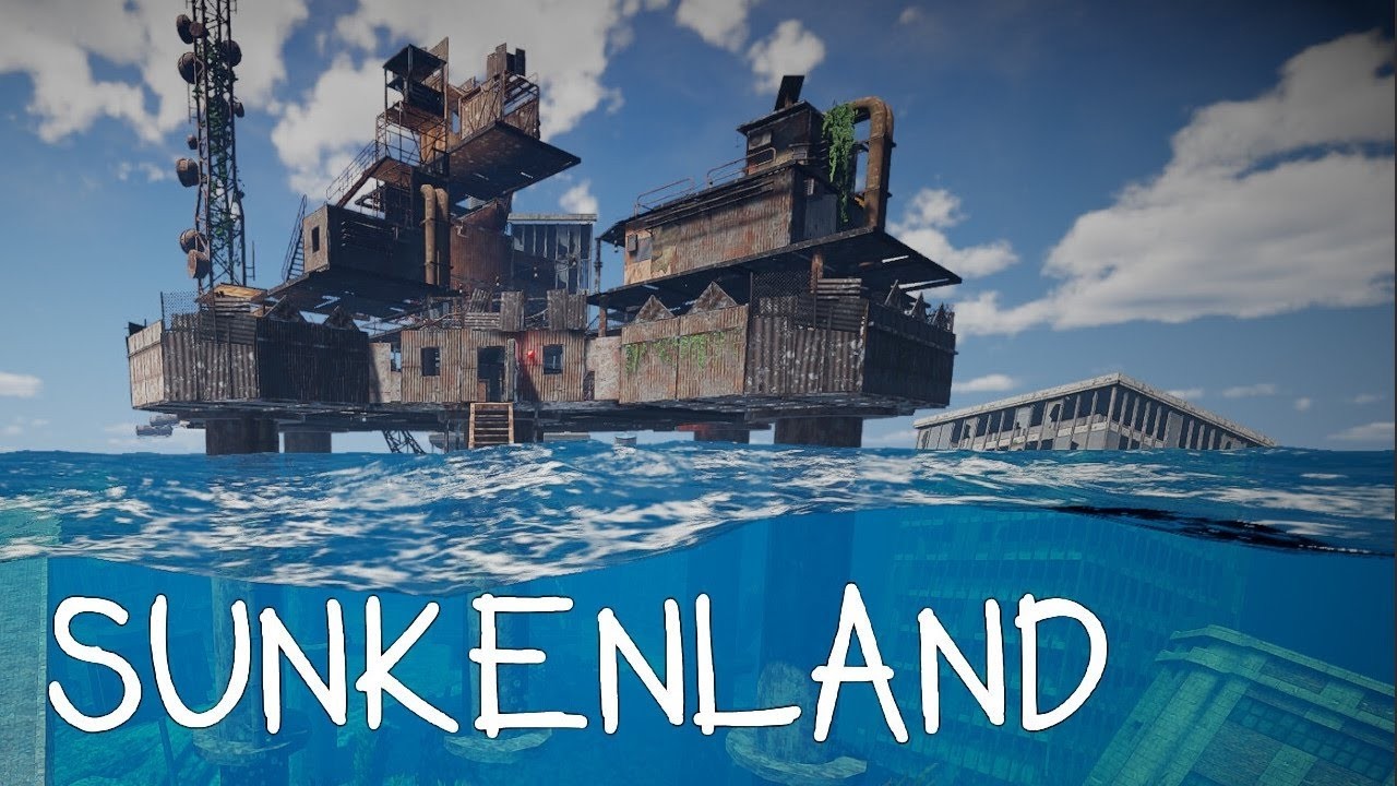 Sunkenland/Затонувший мир. Новое выживание в коопе.#1