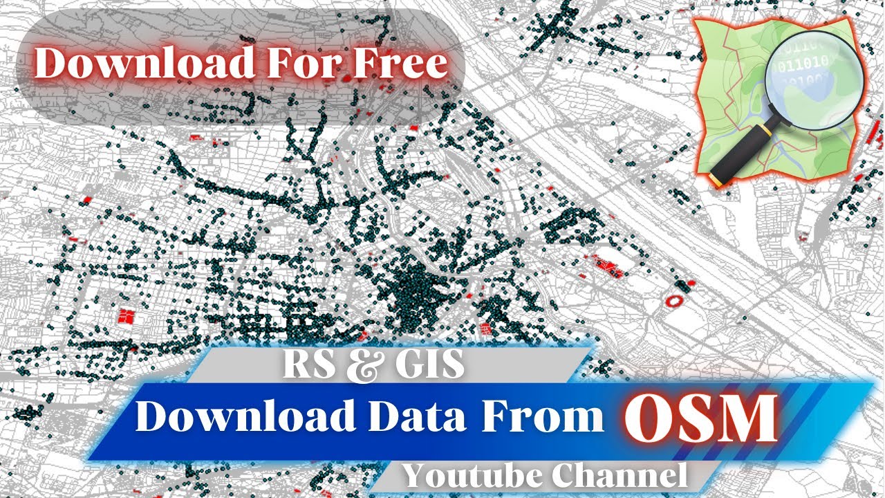 Open Street Map (OSM) Data: introduction & download data (Shp,KML,etc.)