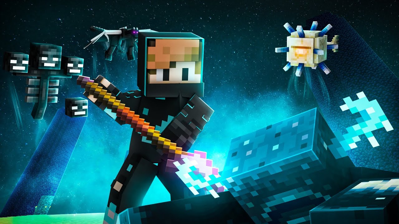 Defeating Every Minecraft boss With Spear 