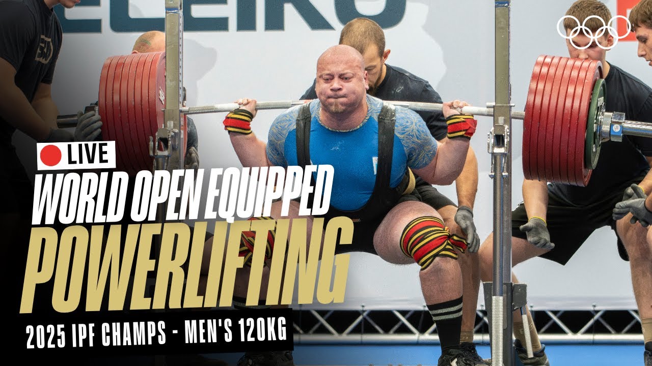 🔴 LIVE Powerlifting | Men's 120kg | 2025 IPF World Open Equipped Championships
