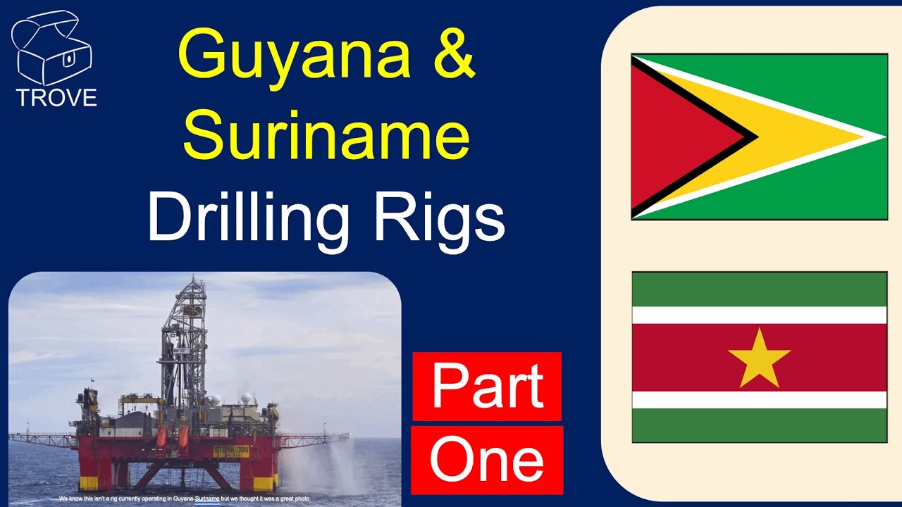 Drilling RIGS in GUYANA Suriname - Deepwater Behemoths