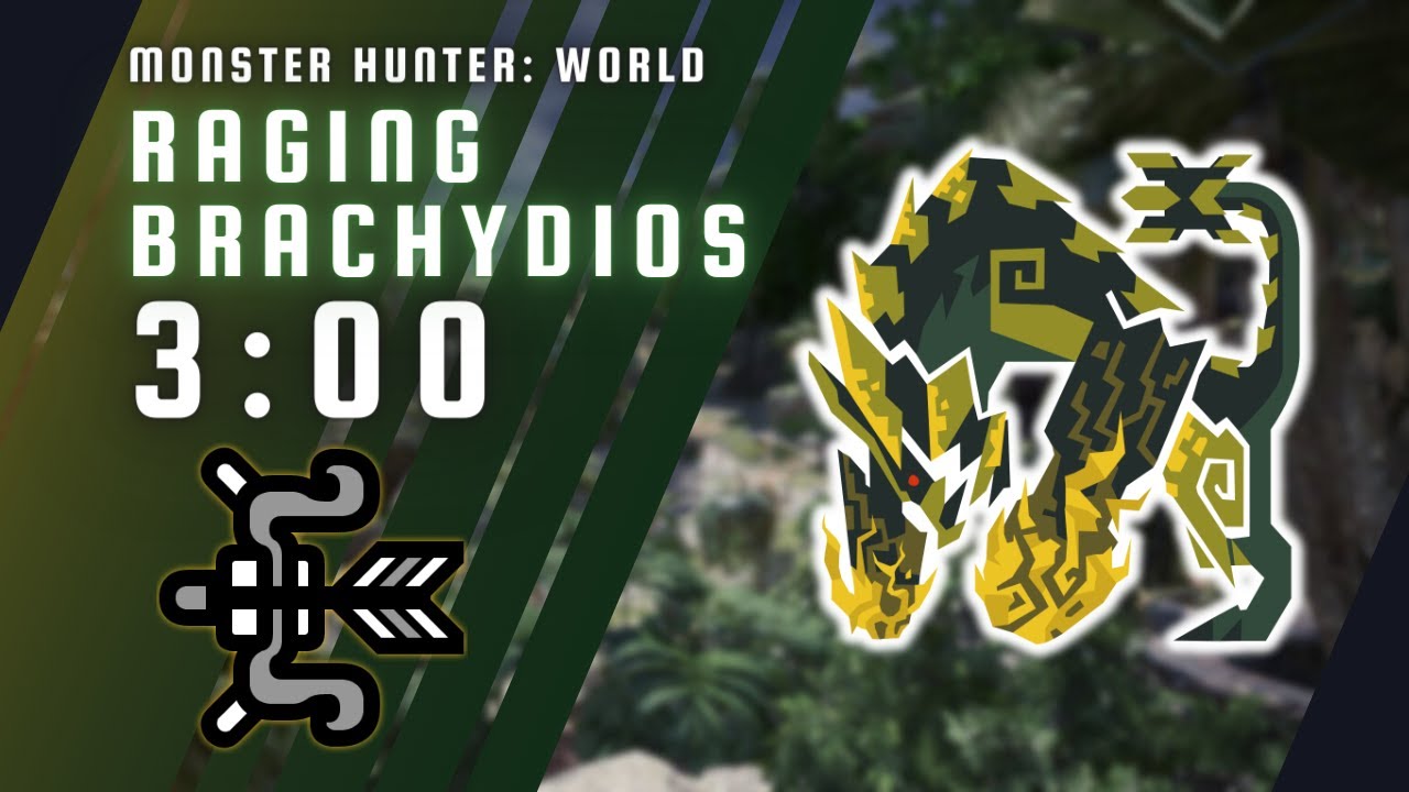 MHW Iceborne (PC) | Raging Brachydios | Bow Solo | 03'00''75