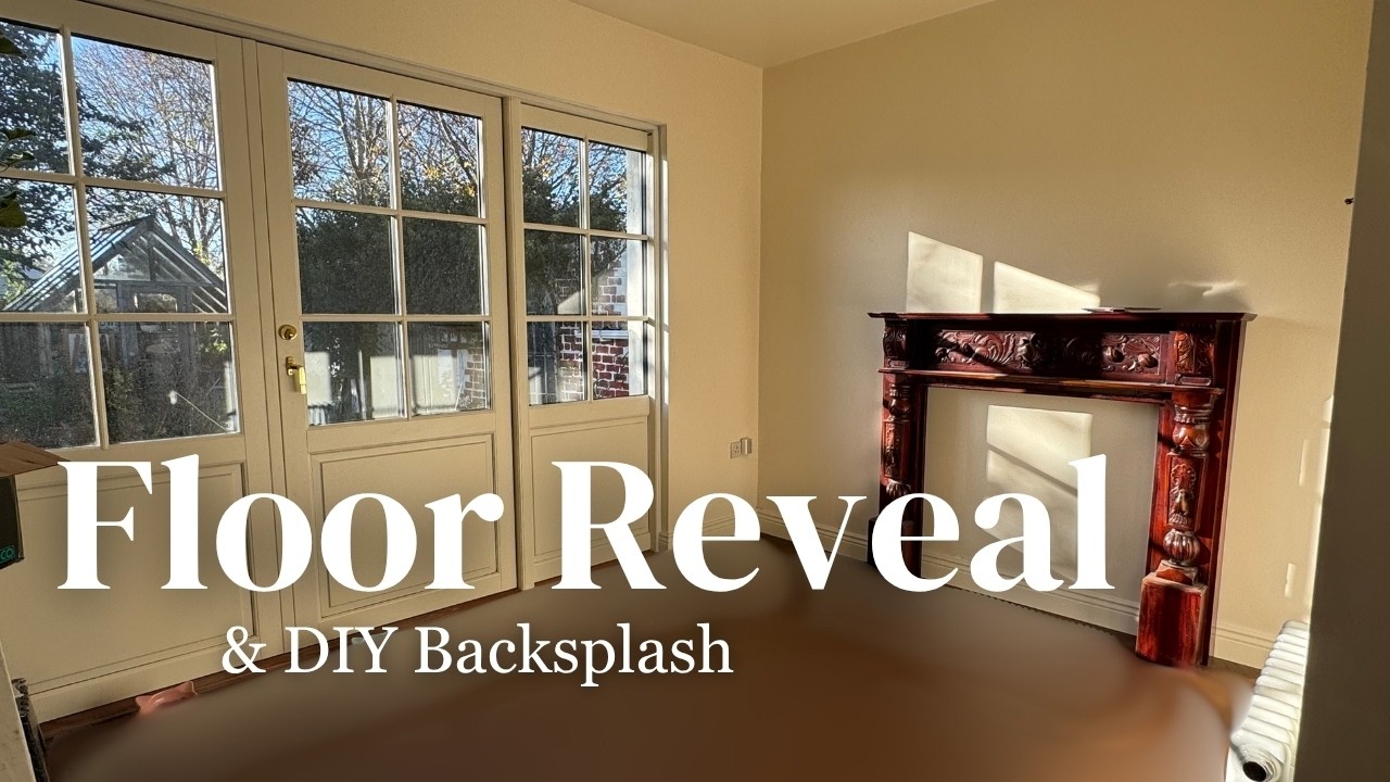 It’s Finally Happening… Floors Down + DIY Beadboard Backsplash Complete!