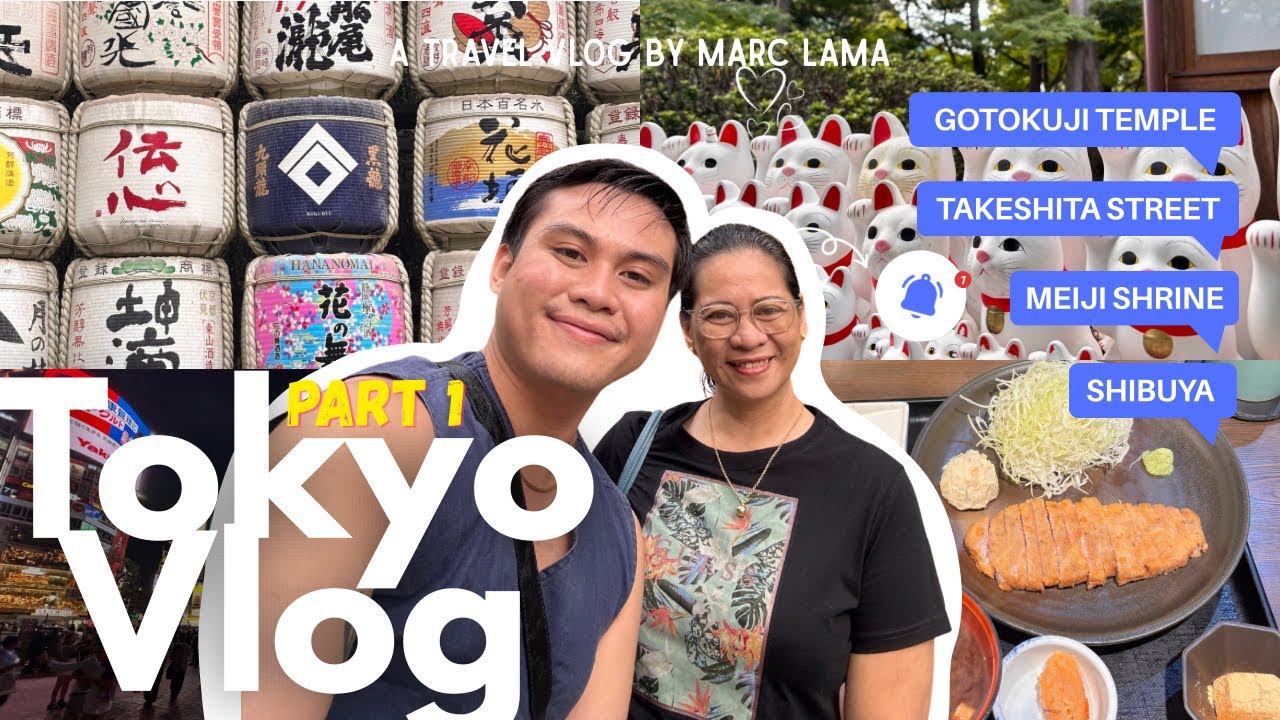 Tokyo Vlog (Part 1) 🗼| cat temple, shrines, dining, shopping, shibuya crossing + tips & costs! ⋆˙⟡🇯🇵