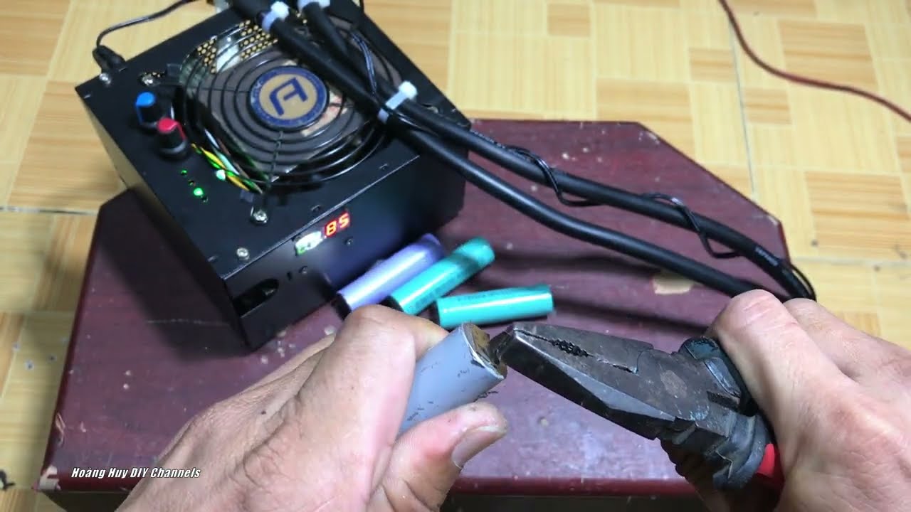 How to Make a Battery Cell Welding Machine from a Microwave Oven Transformer V2