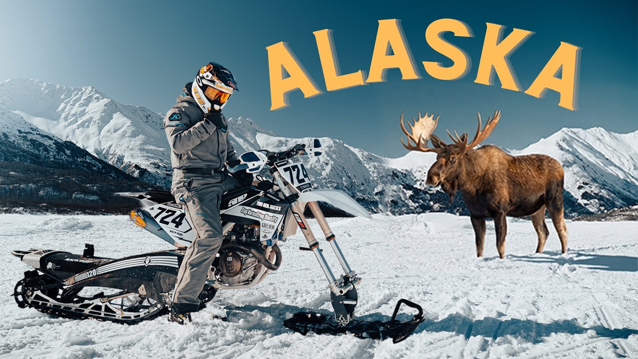 RIDING SNOWBIKES IN ALASKA - VLOG #89