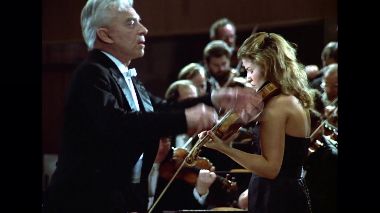 Herbert von Karajan, Anne-Sophie Mutter y la Filarmónica de Berlin
