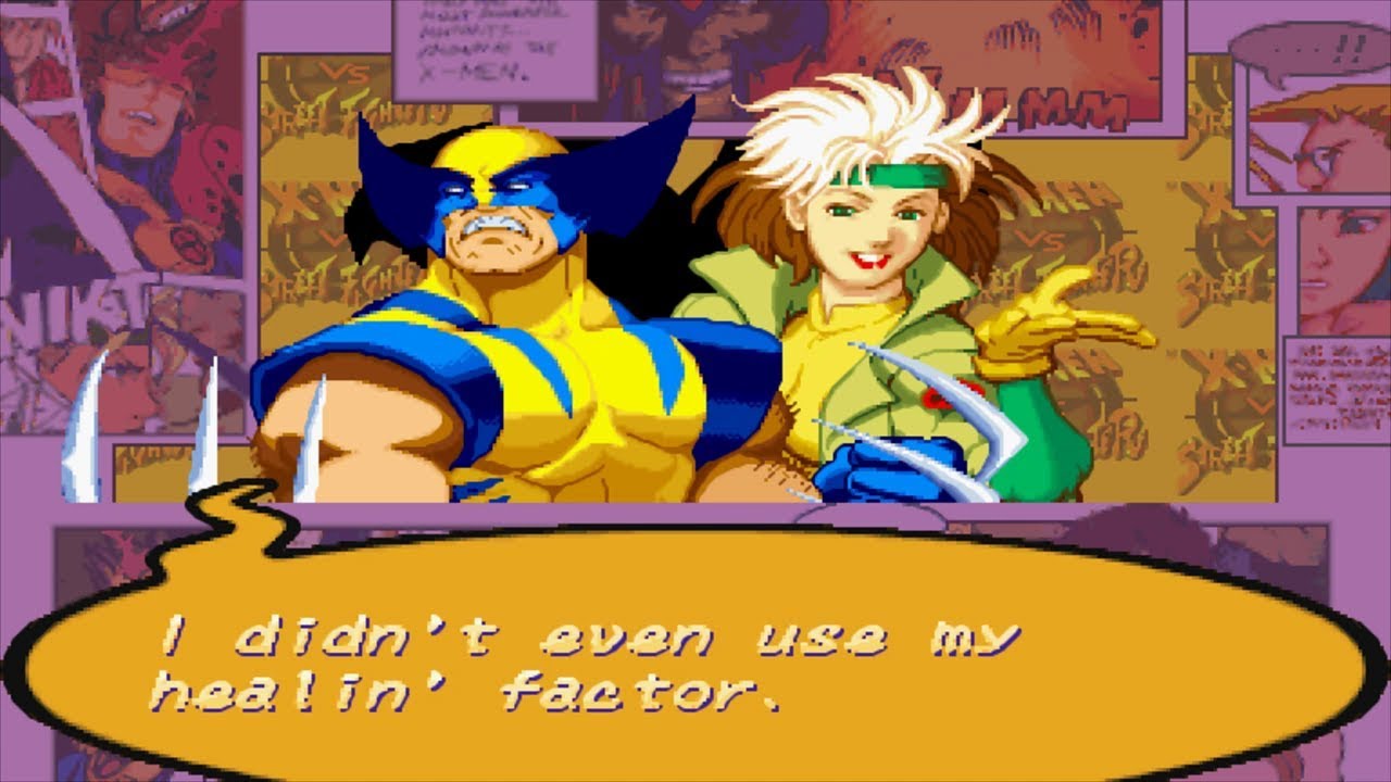 X-Men VS Street Fighter - Wolverine/Rogue - Expert Difficulty Playthrough