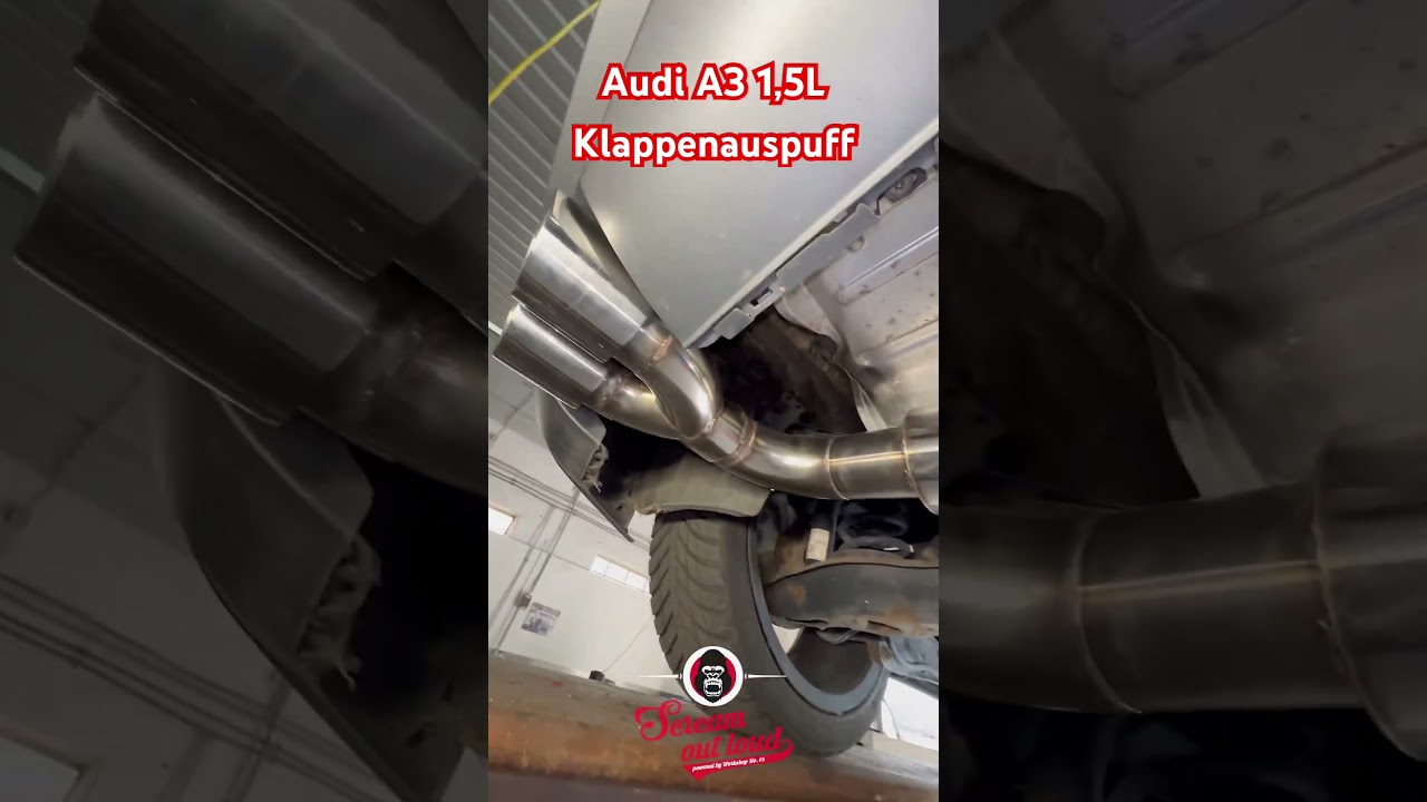 #audi #a3 #tuning #klappenauspuff #auspuff #exhaust #sound #viral #turbo