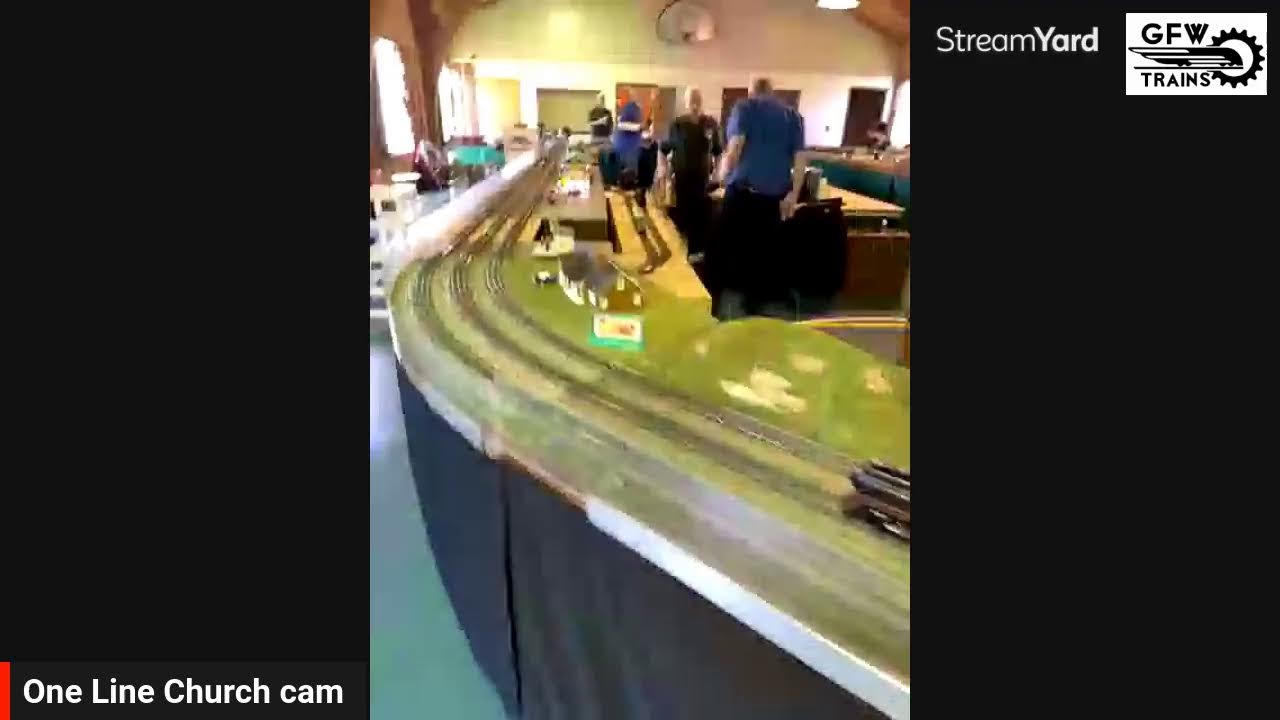 Modular Train Layout Livestream w/ the Midwest Division TCA at One Line Church, Wheaton, IL 2-26-23