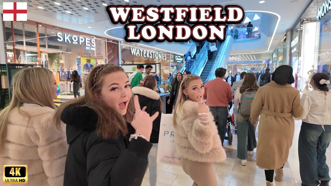 Black Friday Shopping at Westfield London - Europe's Biggest Mall Walking Tour with Captions